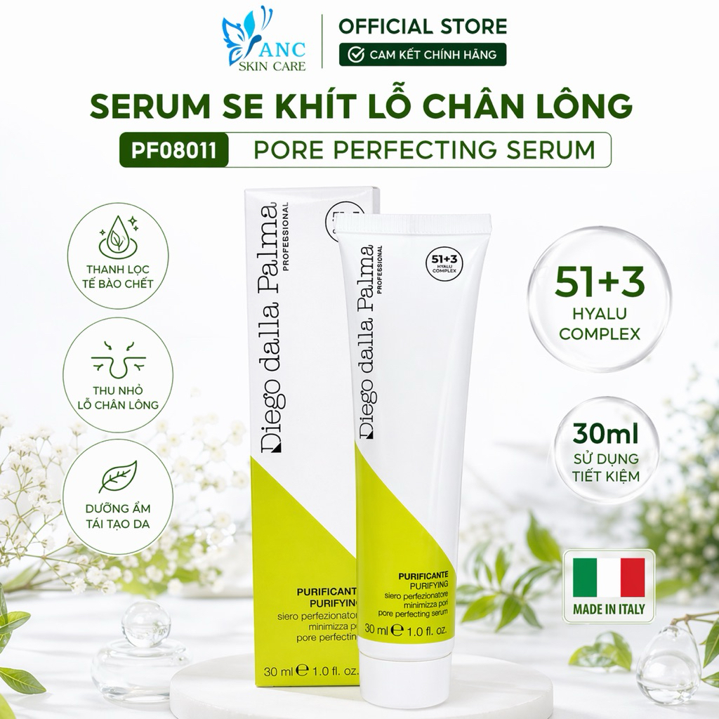 Serum Se Khít Lỗ Chân Lông PF08011 Pore Perfecting Serum Diego Dalla Palma 30ml