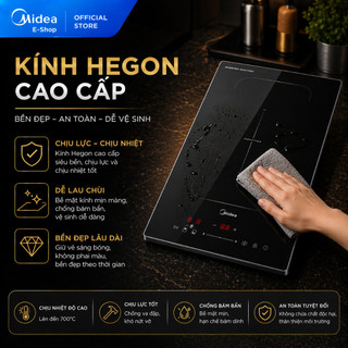 Bếp Từ Đôi Domino Midea MC-ID3523P | Inverter 3500W | Nhỏ Gọn – Tiết Kiệm Điện | Chính Hãng