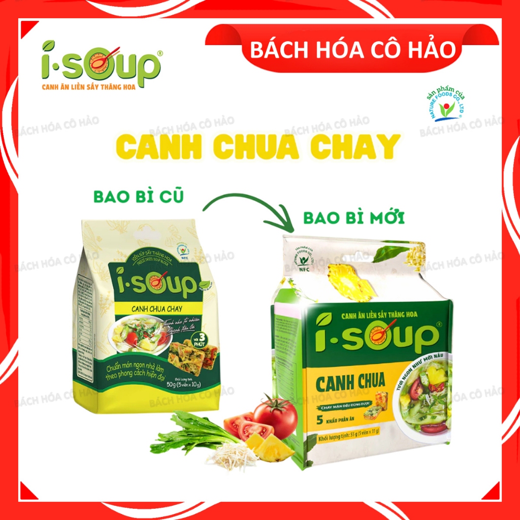 CANH CHUA CHAY SWEET AND SOUR SOUP ISOUP 50 GRAM
