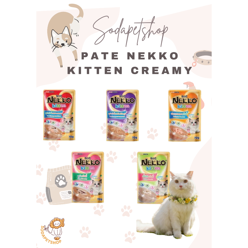 Pate Nekko Kitten Creamy -  Gói 70g
