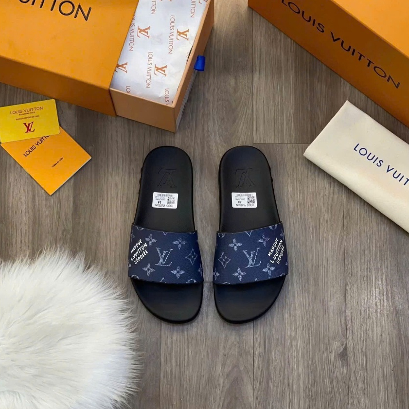 Dép Quai Ngang Louis Vuitton Monogram Luxury Hot Trend
