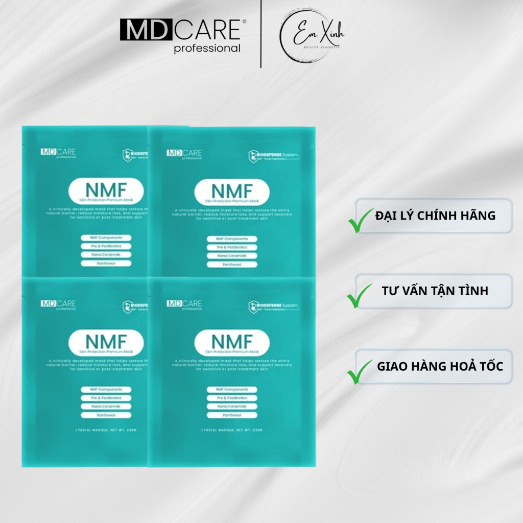 Mặt nạ cấp ẩm, phục hồi MD Care NMF Skin Protection Premium Mask