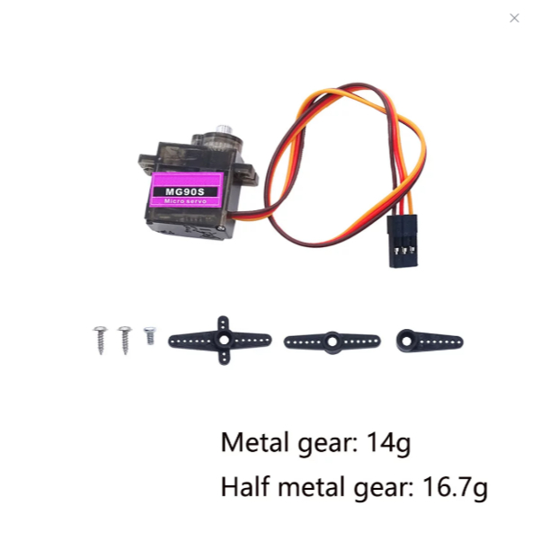 Servo Mg90s full kim loại