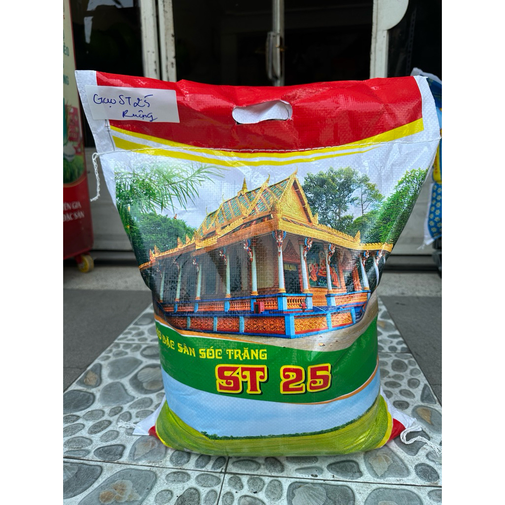 10kg Gạo ST25 ruộng