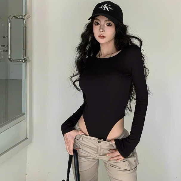 Bodysut cổ tròn tay dài_AT CLOTHING.