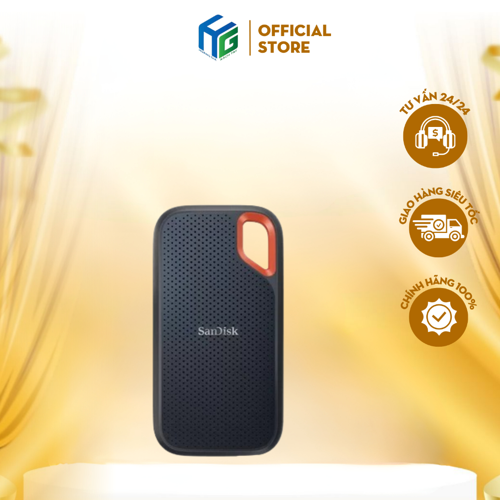 [HOẢ TỐC HCM] Ổ cứng di động Sandisk E61 Extreme V2 SSD 1TB USB 3.2