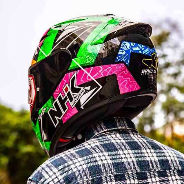 Nón Bảo Hiểm FULLFACE NHK GP PRIME RACING Chính Hãng NHK INDONESIA Chuẩn SNI-DOT-ECE 2205