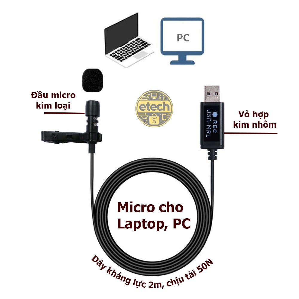 Micro máy tính REC USB-MR1 cắm cổng usb cho Laptop, PC (cắm là chạy)