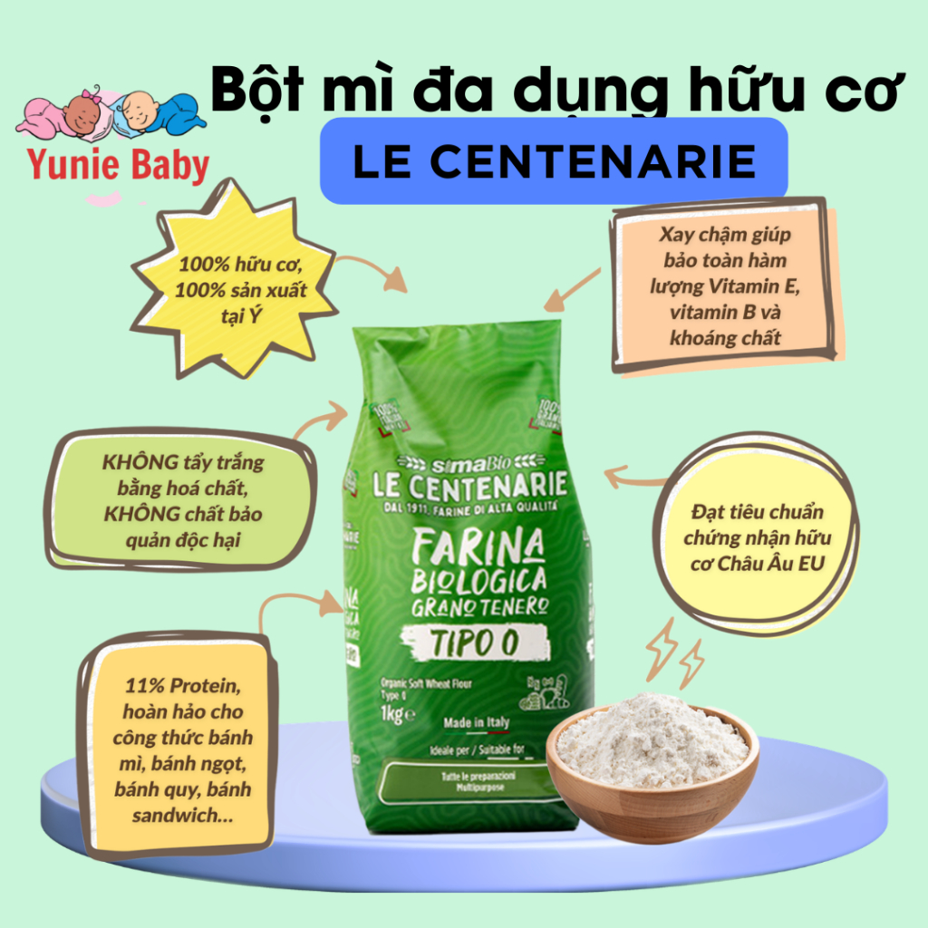 [DATE 2027] Bột mì đa dụng hữu cơ Markal - LE CENTENARIE 1kg