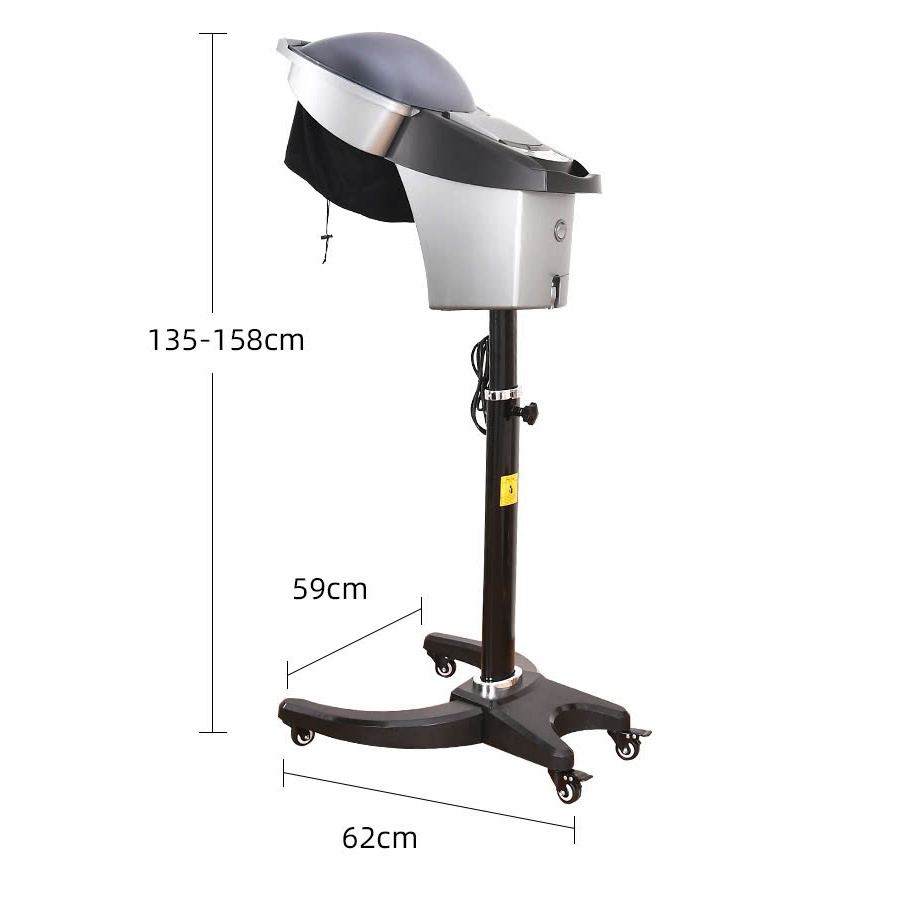Máy Hấp Tóc Nano Siêu Âm Ozone 3 Repair Demaged Hair Micro Mist Fog Machine Mới Nhất YBL-8520 - TA.0