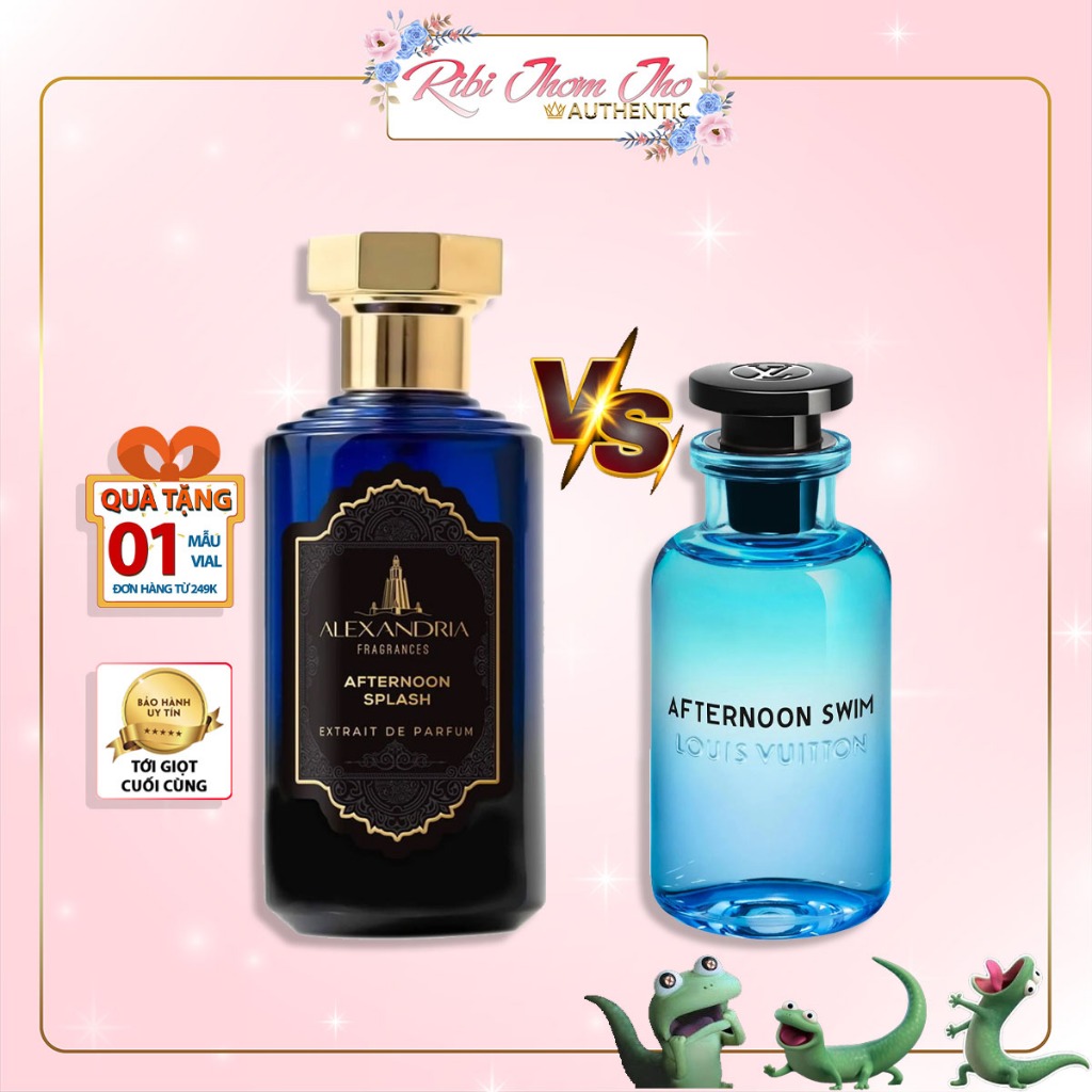 Nước hoa nam Alexandria Fragrances Afternoon splash dupe Afternoon Swim Hương thơm sảng khoái tươi m