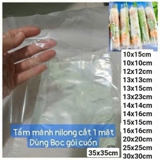 [200G/0.5KG/1KG] Mảnh tờ rời kiếng, tấm kính trong bọc gỏi cuốn, bánh kẹo mứt