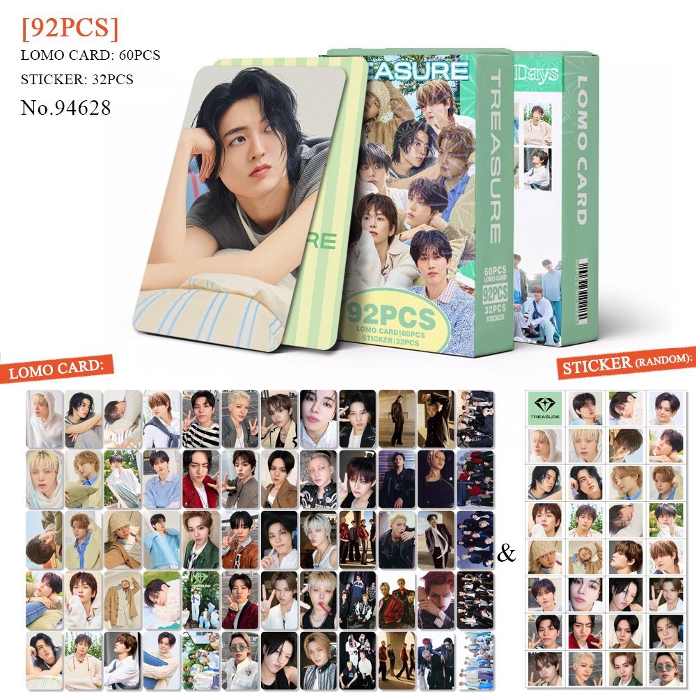 Set 60 lomo card và 32 sticker TREASURE Season's Greeting 2026