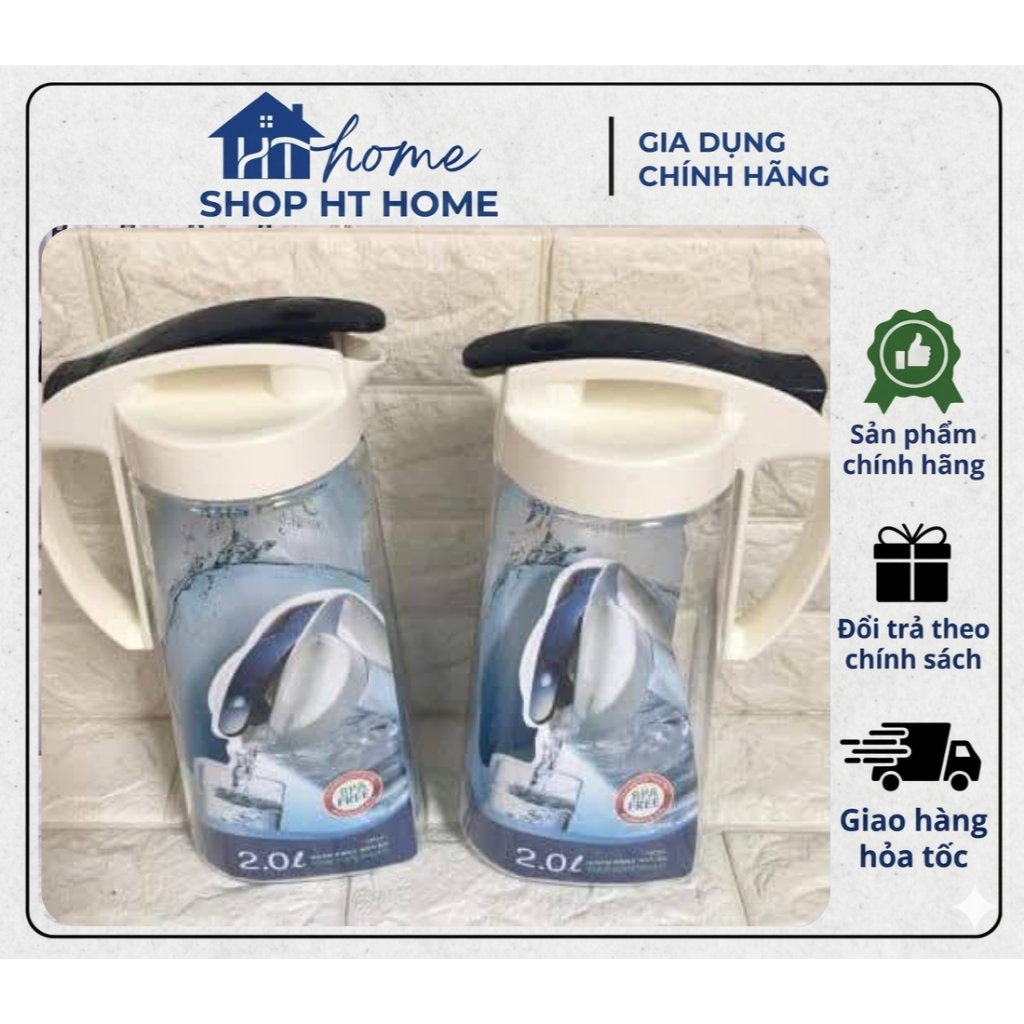 Bình Nước LocknLock One Touch ABF632 (2 lít)