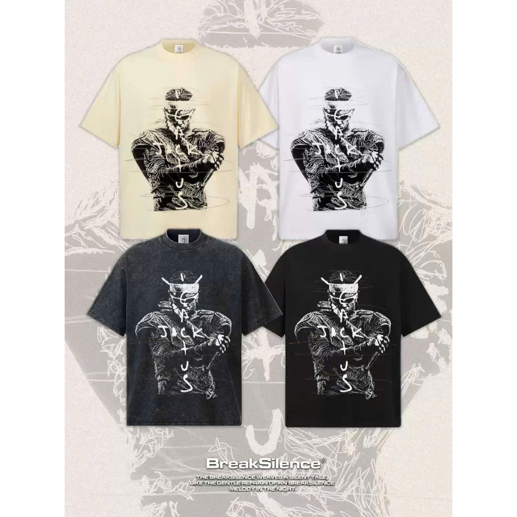 Áo phông Travis Scott Cactus Jack dáng rộng (Oversize) bản giới hạn.