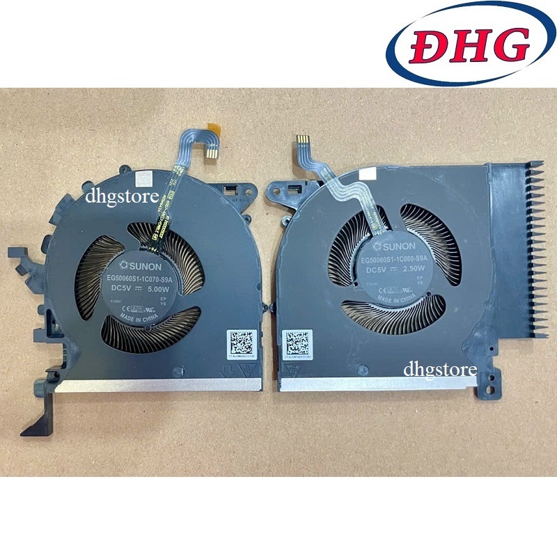 Fan quạt tản nhiệt CPU-GPU laptop H.P ZBook 15 Studio G8, ZBook Studio 15.6 inch G8, DC5V