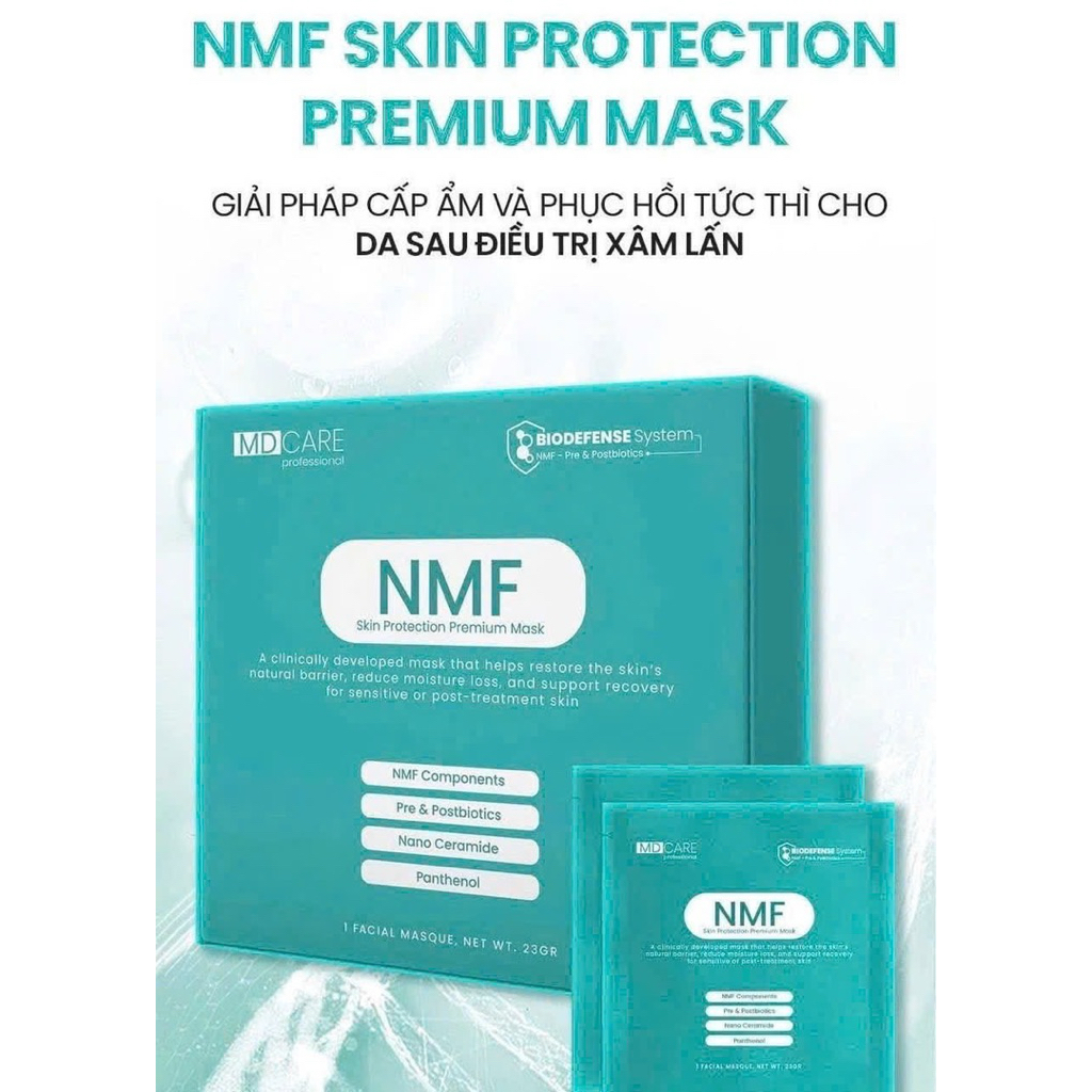 Mặt nạ cấp ẩm phục hồi cho da sau tổn thương NMF MASK của MD CARE