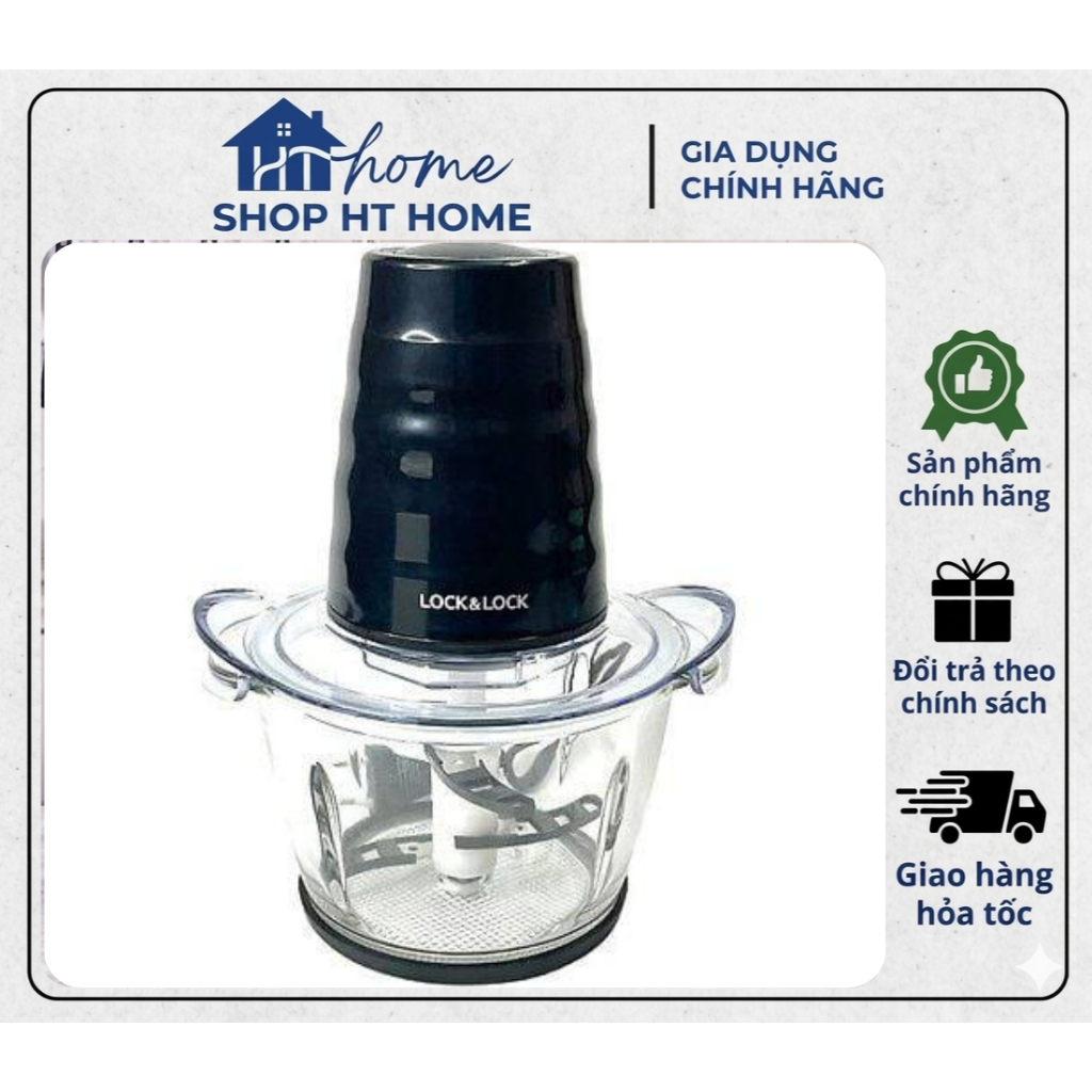 Máy xay thịt LocknLock EJM156BLK(1Lit) - Hàng chính hãng