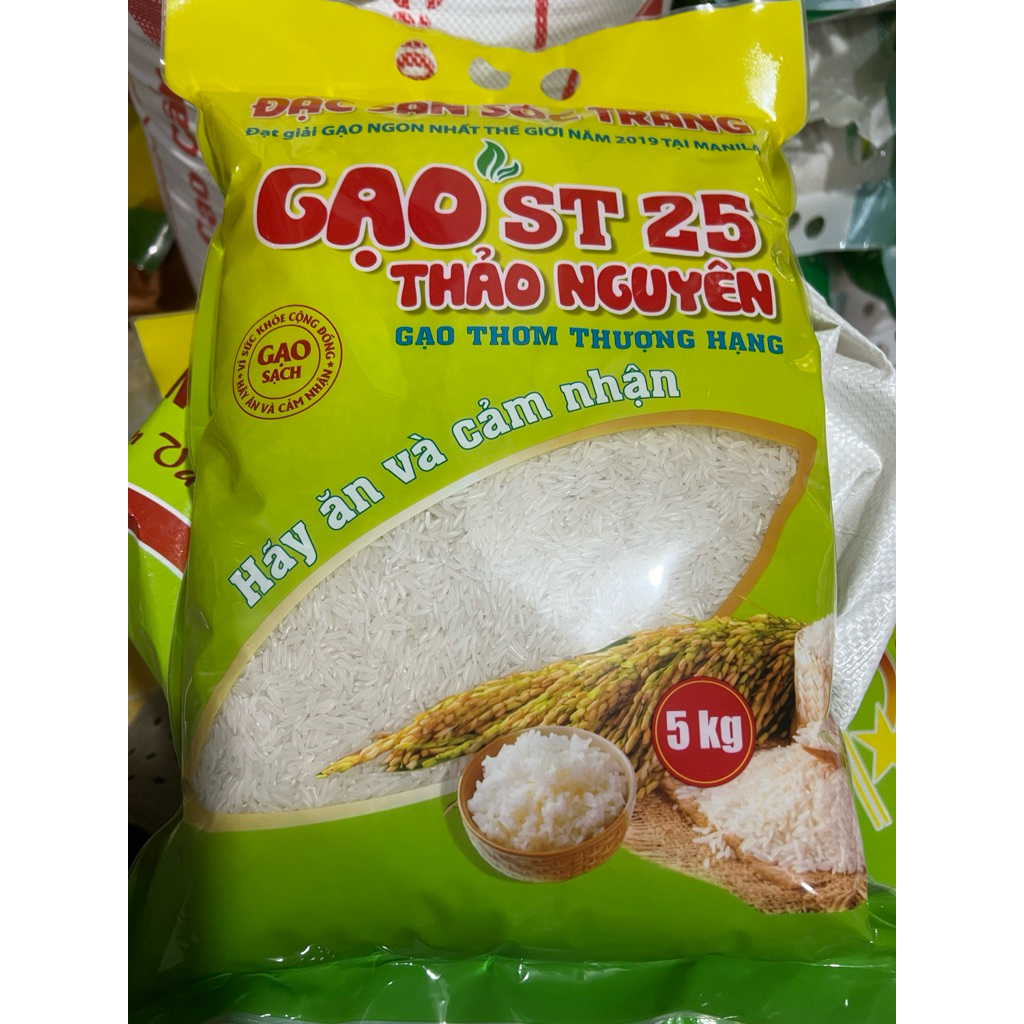 Gạo ST25 gạo thơm thượng hạng túi 5kg