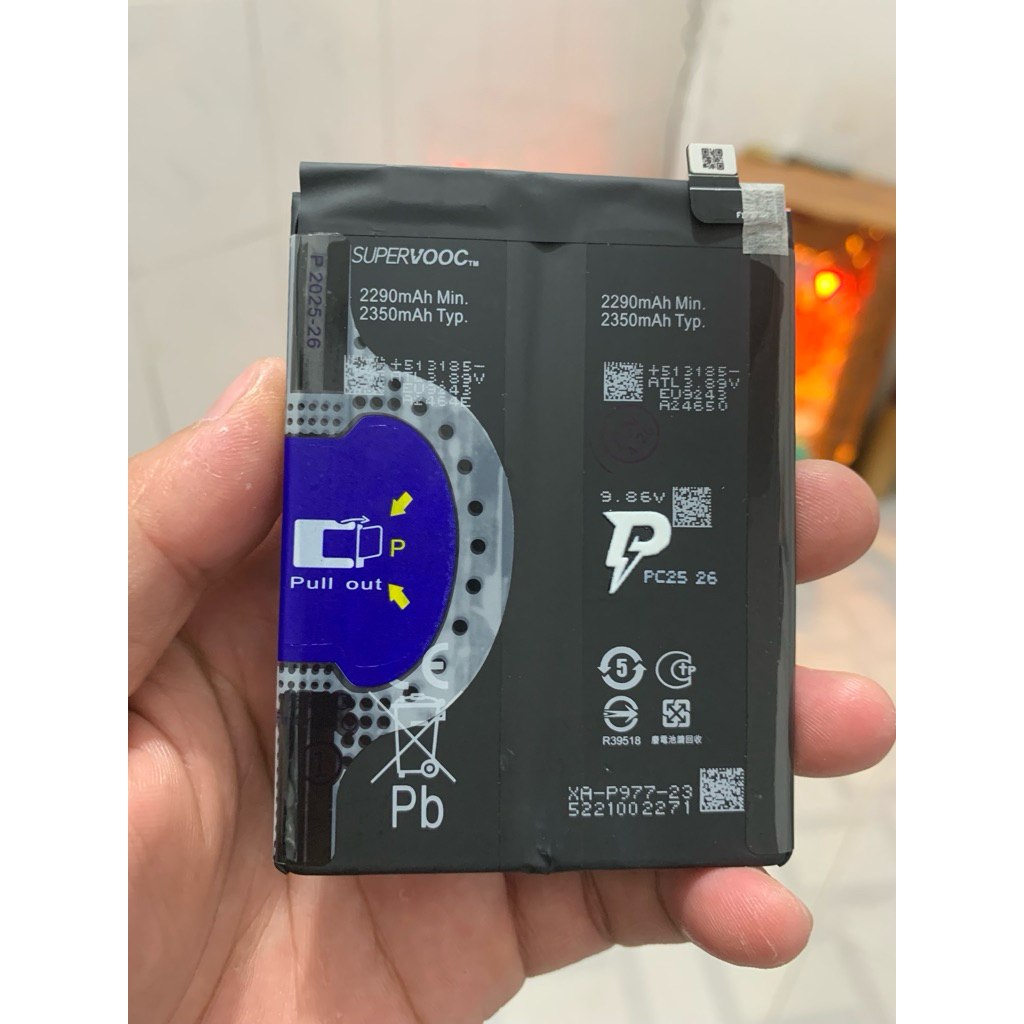 PIN OPPO RENO 9 PRO PLUS 5G / RENO 9 PRO + ZIN MÃ BLP977 DUNG LƯỢNG 2290 + 2350MAH