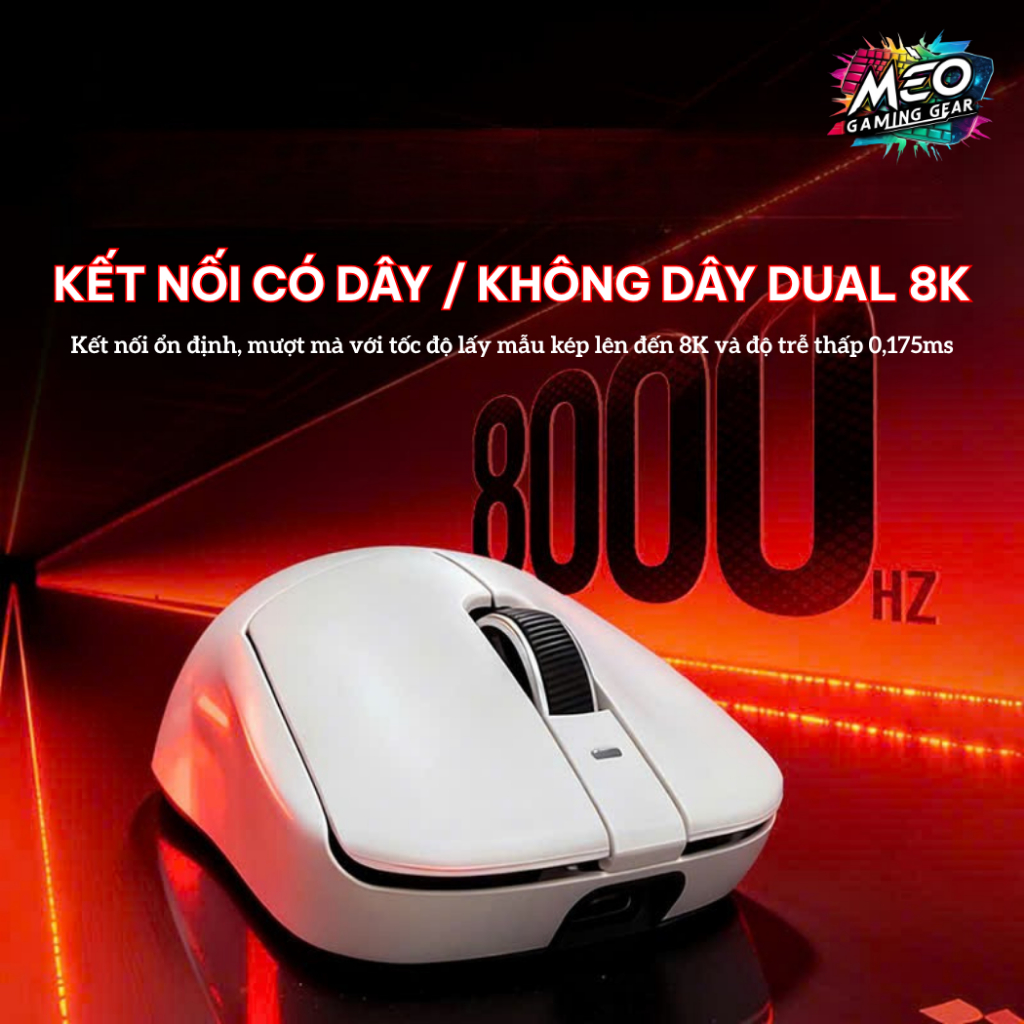 Chuột Gaming Không Dây VGN Dragonfly 3 - PAW3955 Extreme - Nordic 54L15. Dual 8K | BigBuy360 - bigbuy360.vn