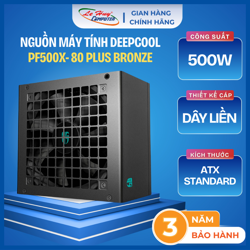 Nguồn Máy Tính Gamer Storm (by DeepCool) PF500X/ PF600X/ PF700X  80 Plus Bronze - Hàng Chính Hãng