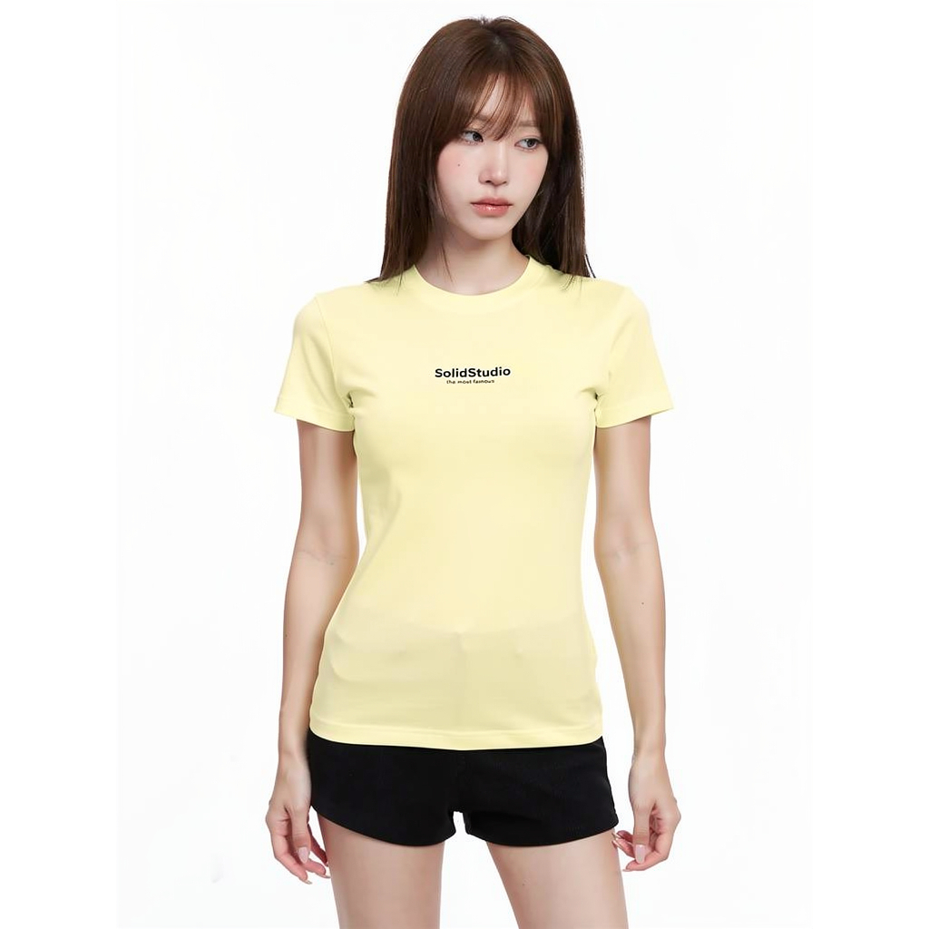 Áo Thun Nữ Ôm Body In Logo SolidStu Local Brand Nữ Oversize - TS37 | BigBuy360 - bigbuy360.vn