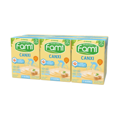 Lốc 6 sữa đậu nành Fami Canxi Plus/ Ít đường/ Vị Socola/  Vị cafe/ Vị phô mai 200ml