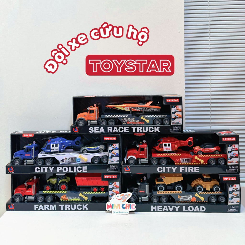 Xe mô hình Toystar  phiên bản combo 3 trong 1