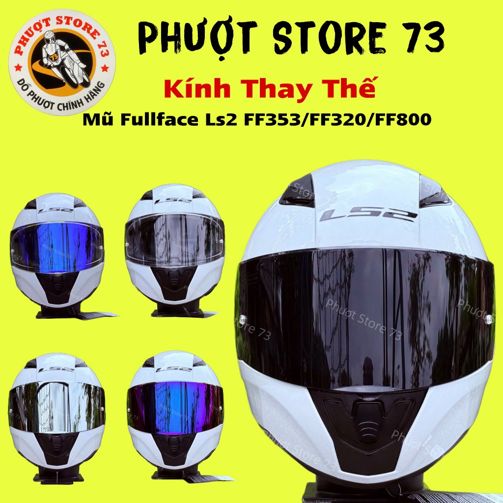 Kính Chắn Gió Mũ LS2 FF353 / FF320 / FF800 ( Không Bao Gồm Mũ )
