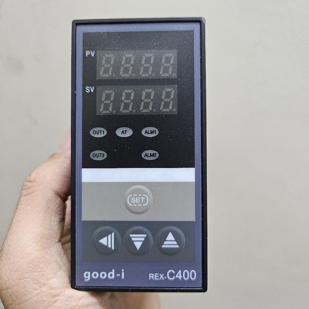REX-C400 Đồng hồ đo nhiệt, Bộ điều khiển nhiệt C400 chất lượng cao, bảo hành 1 năm