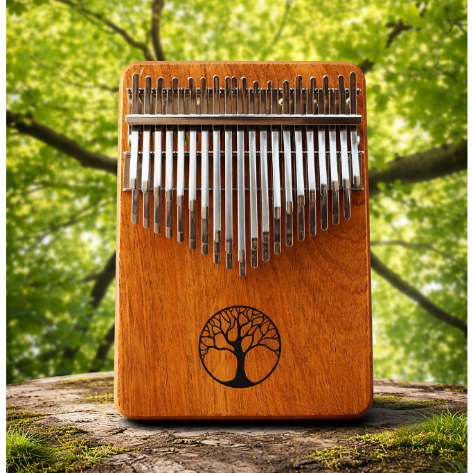 ĐÀN KALIMBA 34 PHÍM  tặng Giấy dán màu dán nốt Đàn kalimba 17 phím đàn kalimba 21 phím cho bạn mới t