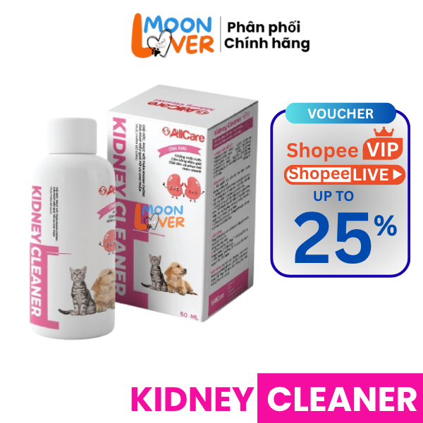 Giải Độc Thận Chó Mèo KIDNEY CLEANER  Phục Hồi Chức Năng Thận, Ngăn Ngừa Sỏi Thận, Sỏi Tiết Niệu