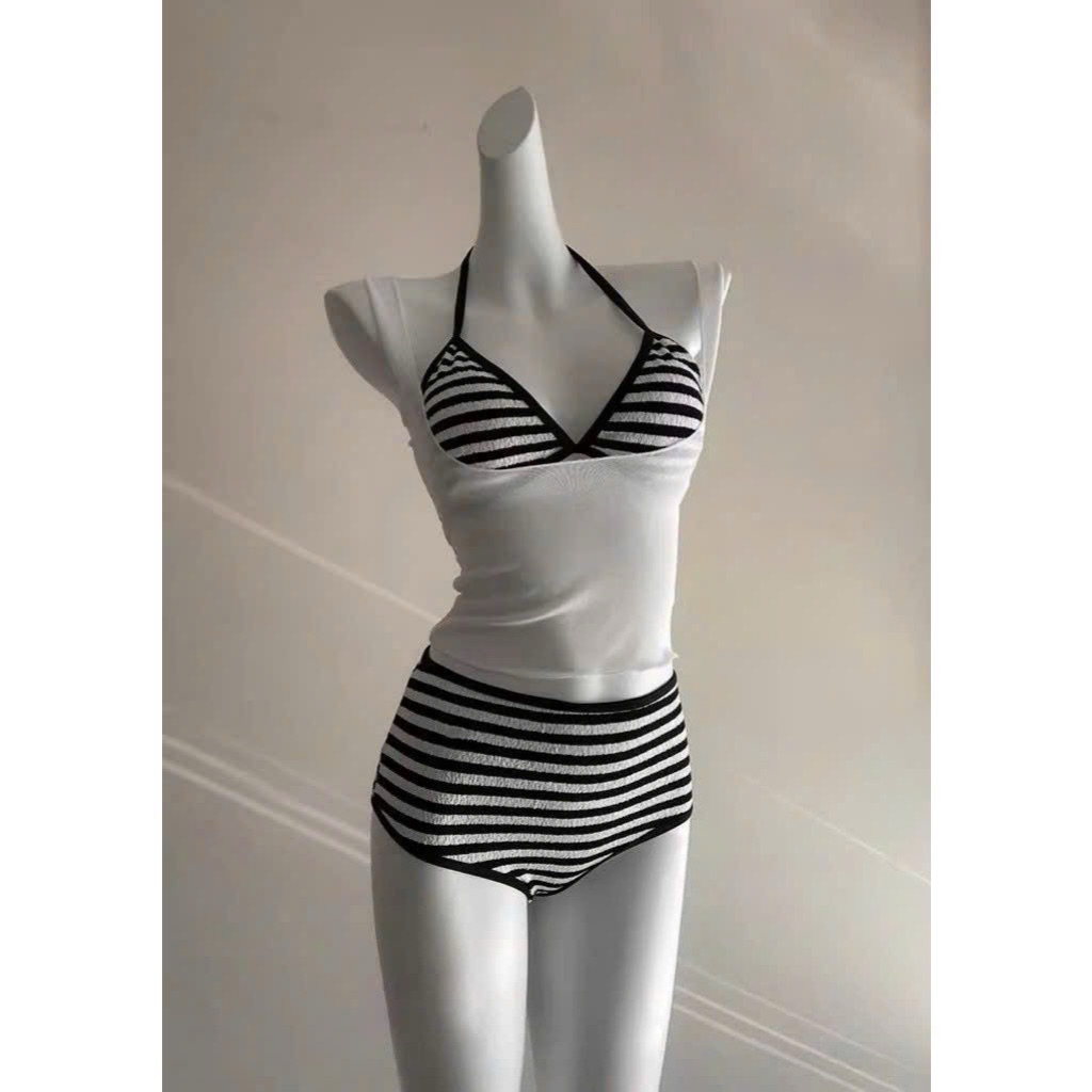 [HCM] Sét 3 món áo bra có mút nhực đầy đủ quần bikini chuẩn hình kèm áo ngoài thun giấy chuẩn cao cấp MANILA | BigBuy360 - bigbuy360.vn