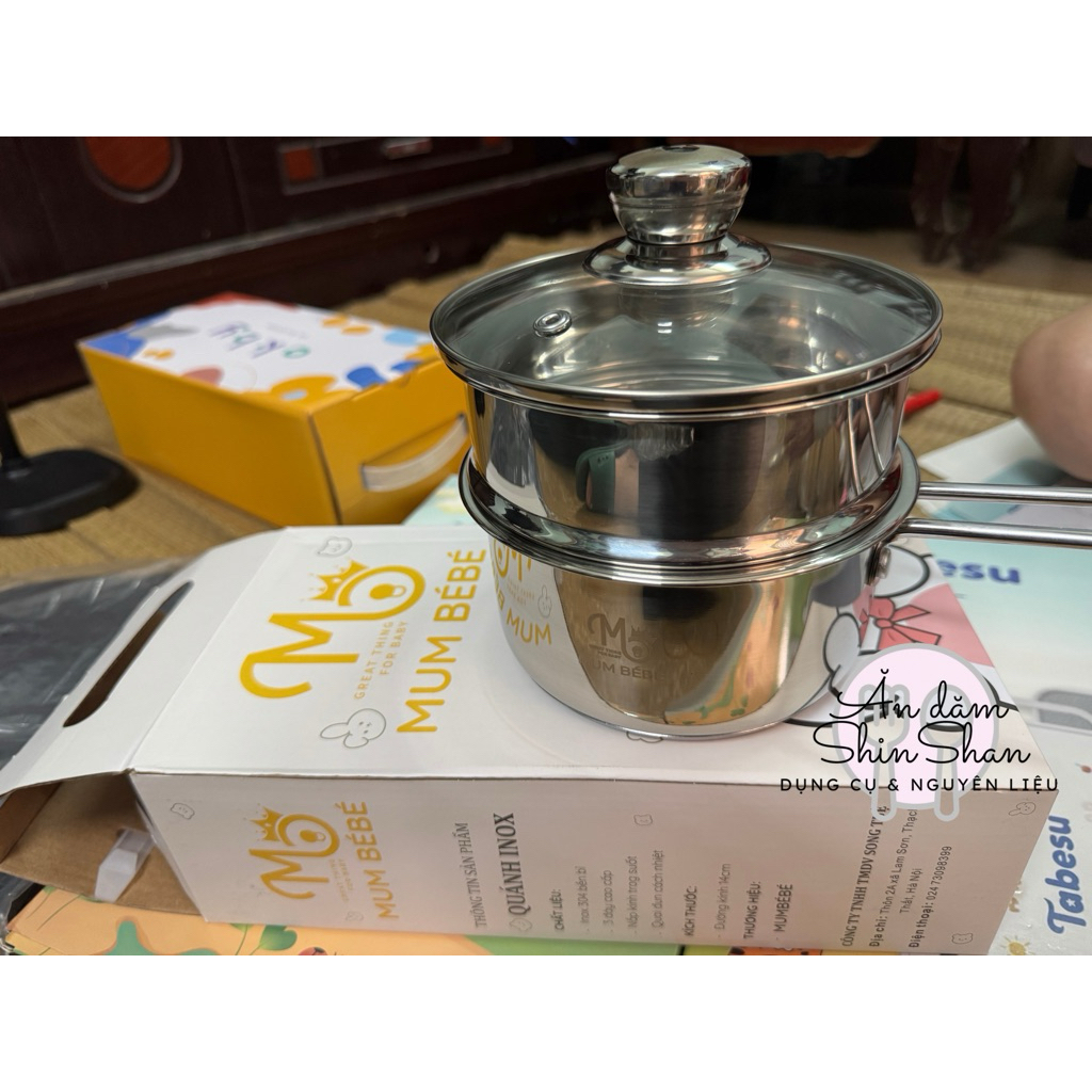 [SIÊU TIẾT KIỆM] Quánh kèm xửng Mum BéBé khuấy cháo, khuấy bột cho bé ăn dặm, xửng lẻ hấp đồ ăn