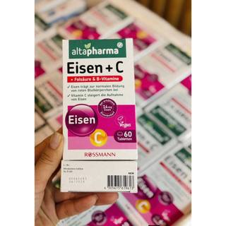 ( HÀNG ĐỨC)VIÊN UỐNG BỔ SUNG SẮT Altapharma Eisen