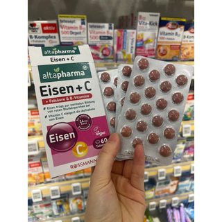 ( HÀNG ĐỨC)VIÊN UỐNG BỔ SUNG SẮT Altapharma Eisen
