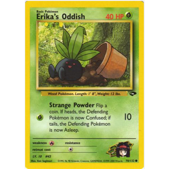 [Thẻ bài Pokemon TCG] Erika's Oddish - 70/132 - Common Unlimited
