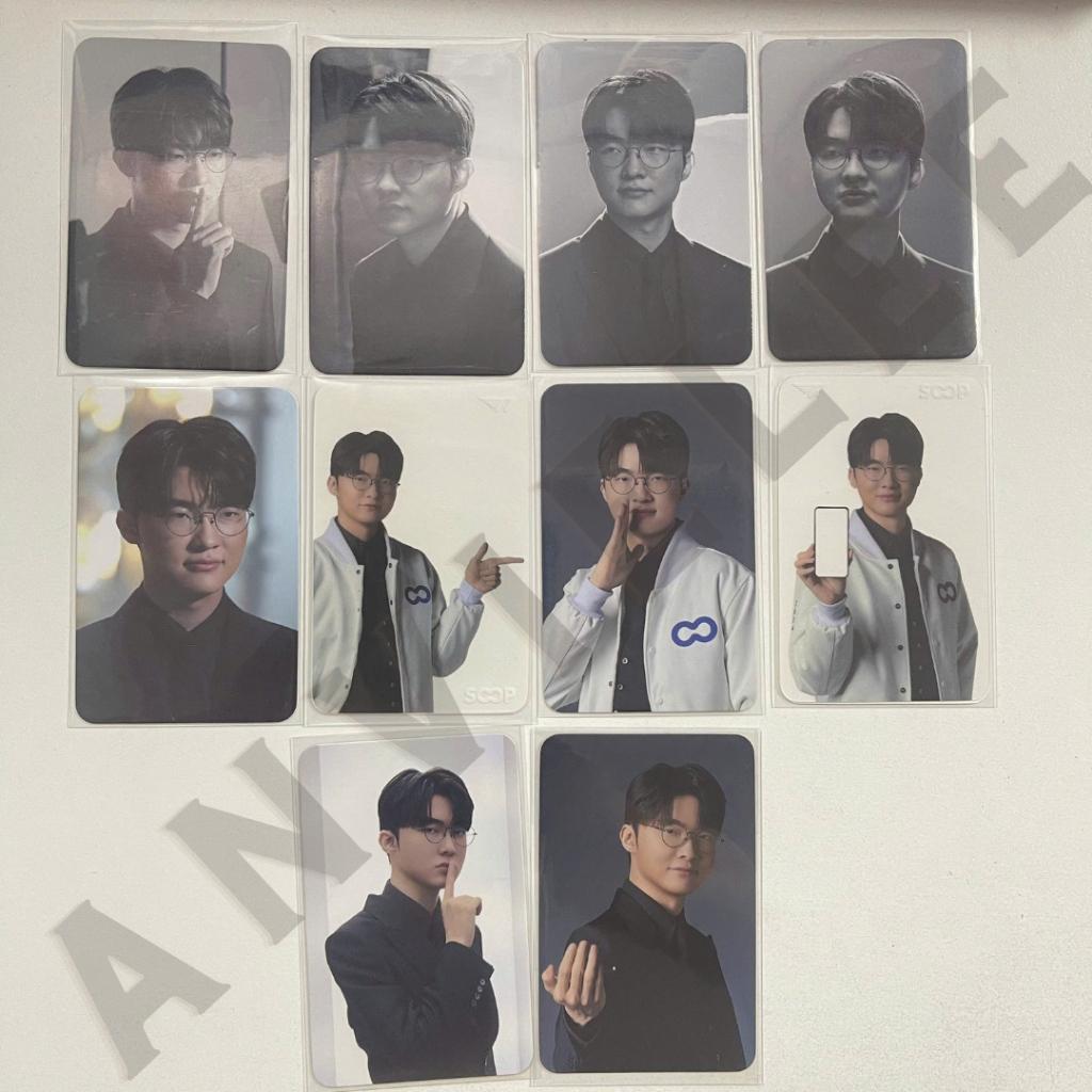 Thẻ card bo góc T1 Faker McDonald - Soop Live Liên Minh Lol