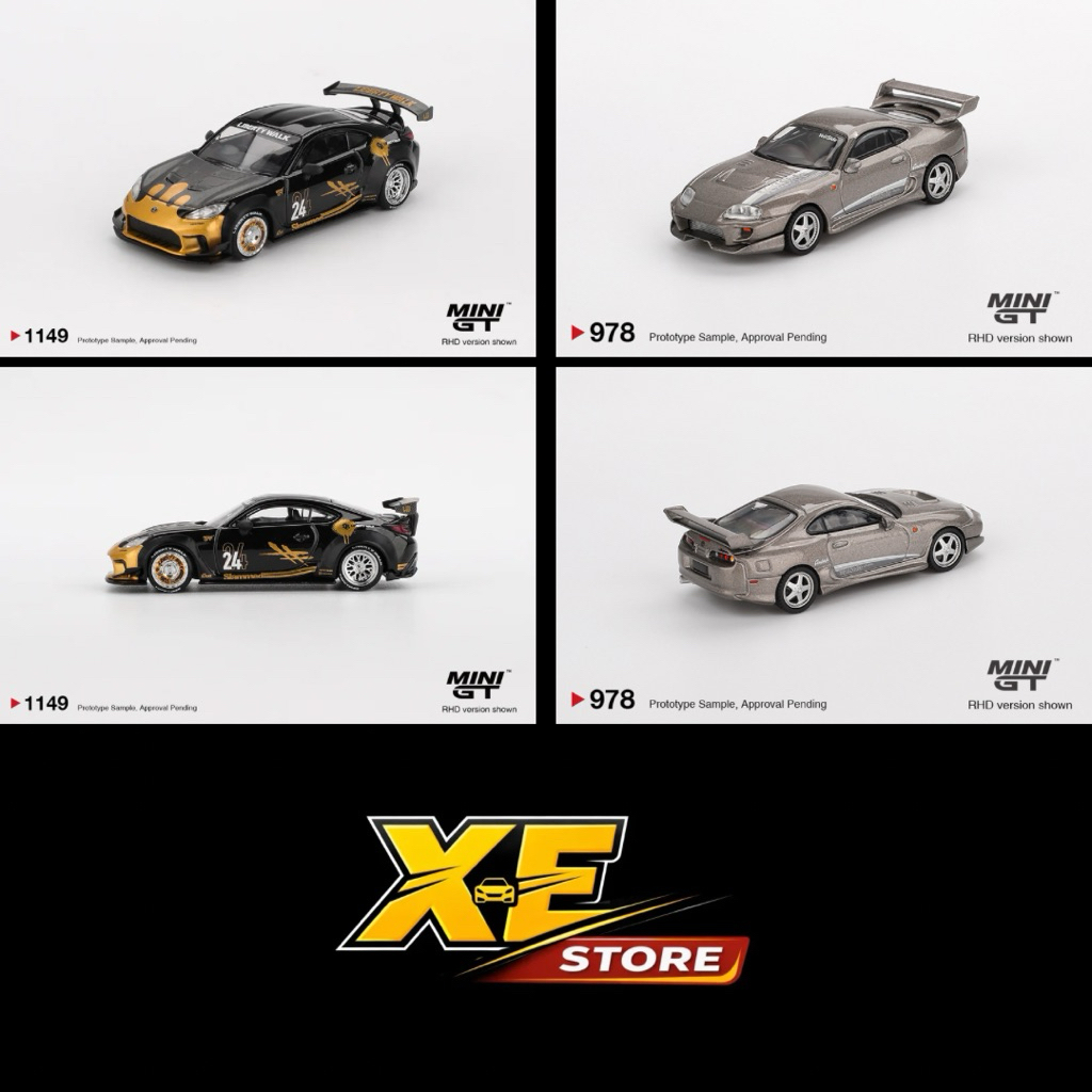 MiniGT TOYOTA SUPRA - Xe Mô Hình Diecast 1/64 - Minigt 1149 978 - [XE Store]