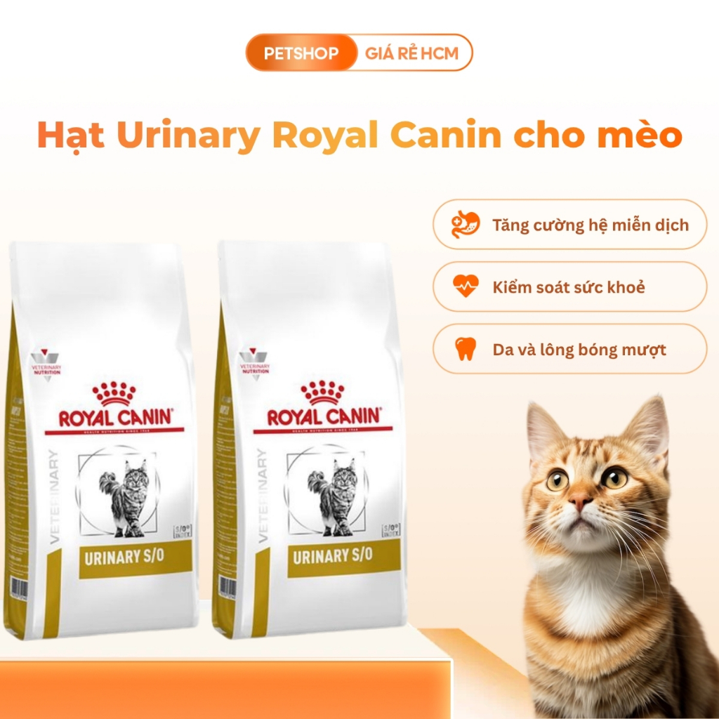 (Bao 9kg) Thức ăn mèo bệnh sỏi thận Urinary Royal canin 9kg-PSGR