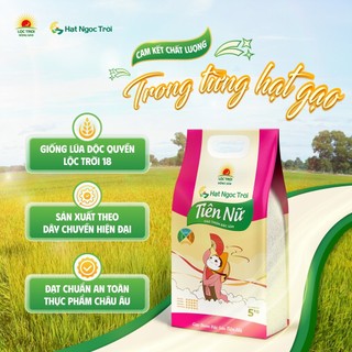 Gạo Hạt Ngọc Trời Tiên Nữ Túi 5Kg Date mới nhất, Cơm mềm dẻo, thơm ngọt