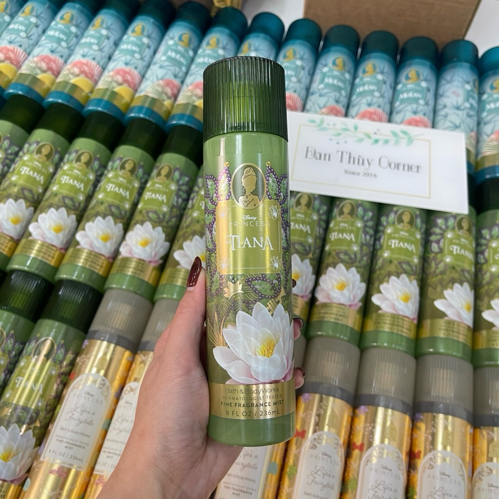Disney Princess Collection – Xịt thơm Body Mist 236ml – Hương hoa & trái cây ngọt Aurora/Tiana/Mulan/Rapunzel/Fairytale | BigBuy360 - bigbuy360.vn