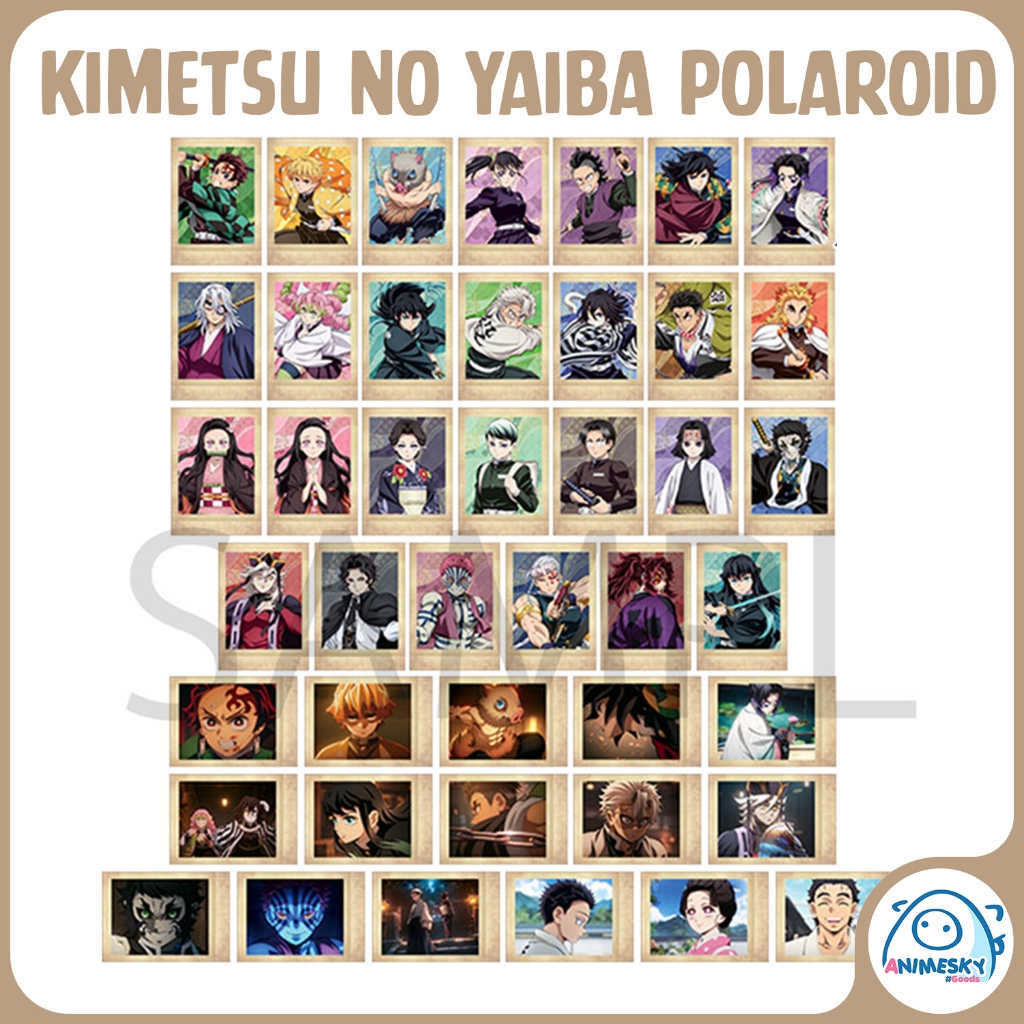 [Có sẵn] Pack thẻ nhân phẩm Kimetsu no Yaiba pola chính hãng - KnY pola card