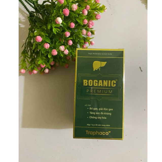 Boganic Premium Traphaco – Viên uống hỗ trợ chức năng gan, tăng cường sức khỏe, hộp 30 viên