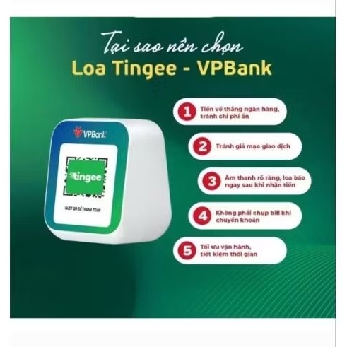 LOA thông báo chuyển khoản ngân hàng VPBank cho chủ cửa hàng. quán tạp hóa.gáng hàng rong.của hàng k