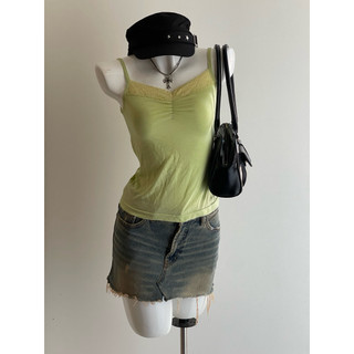Cami 2 dây y2k 2hand phối ren