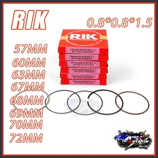 Bạc Rik Piston  57mm 60mm 63mm 66mm 67mm 68mm 70mm 72mm (0.8/0.8/1.5)