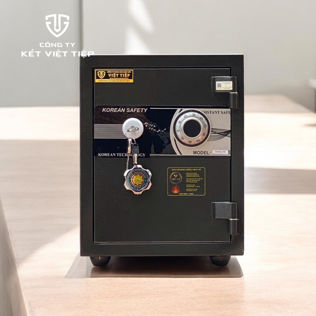 Két Việt Tiệp KE54 - A 50KG ± 5KG Két Sắt Siêu Bền Khóa Cơ Truyền Thống Của Công Ty TNHH SX Két Việt