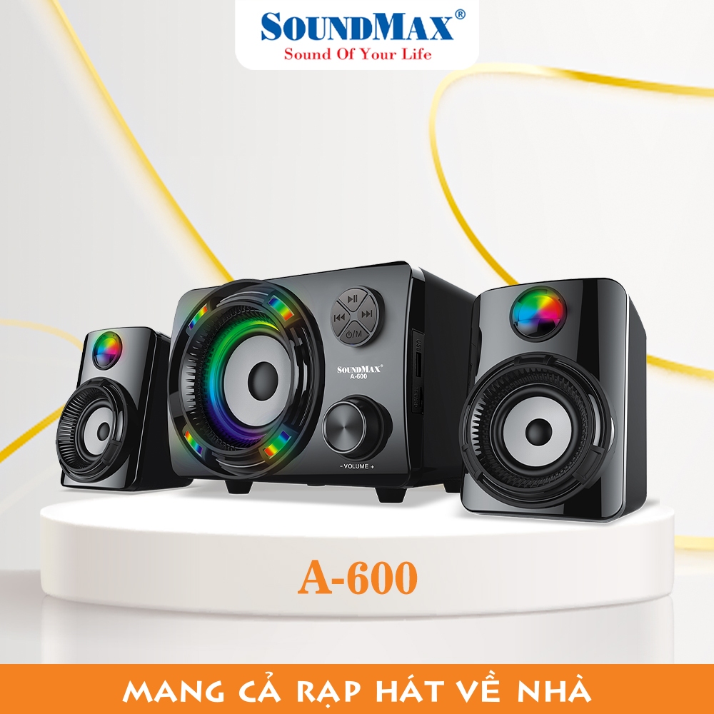 Loa Vi Tính SoundMax A-600/2.1 - Hàng Chính Hãng